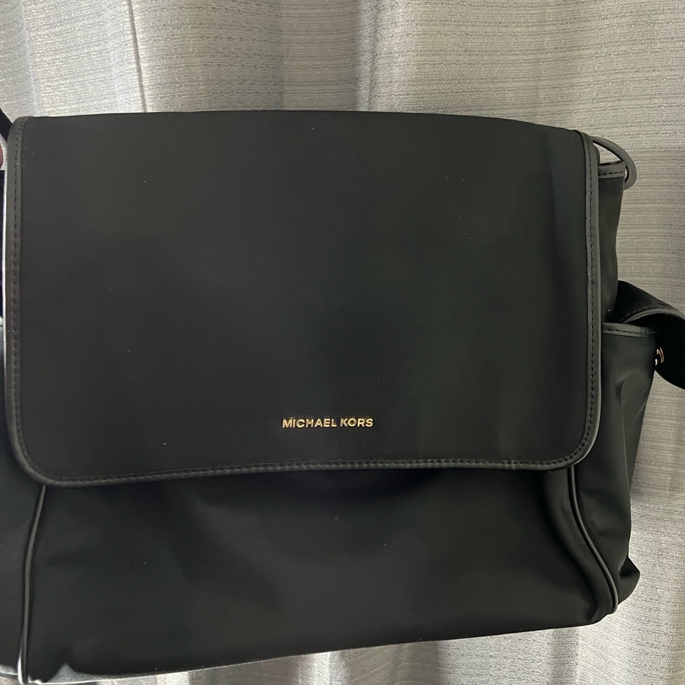 Michael Kors Black Messenger Bag for Men